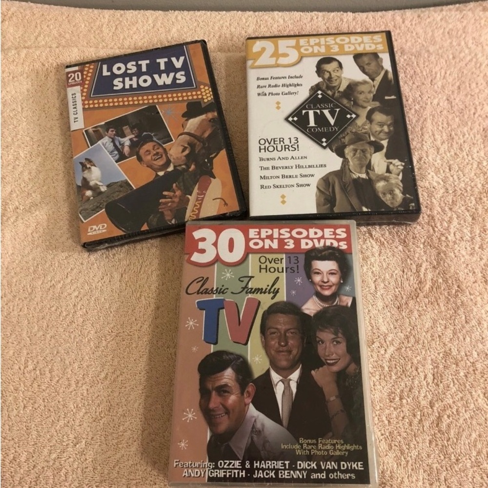 75 Episodes of Classic TV Shows 3 DVD Collections Sealed
